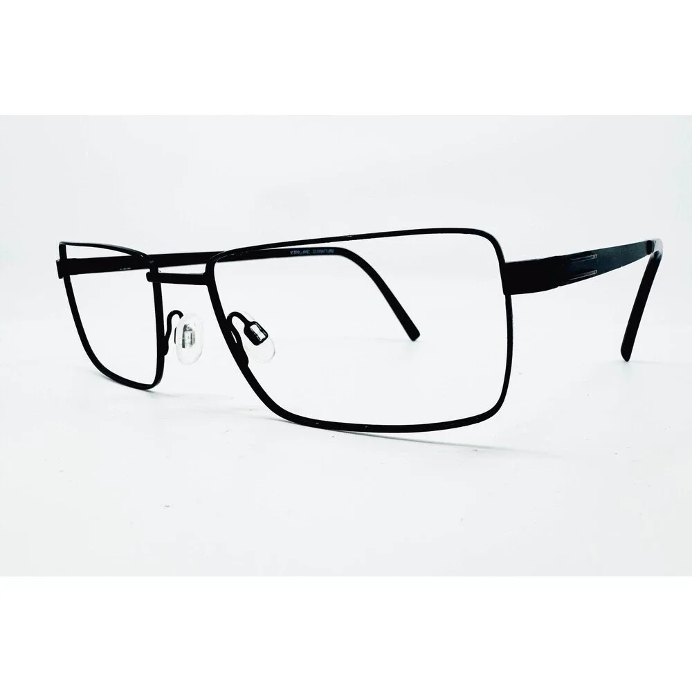 Kirkland Signature Eyeglass Frames Mens Black Vulture Rectangle 58-18-150